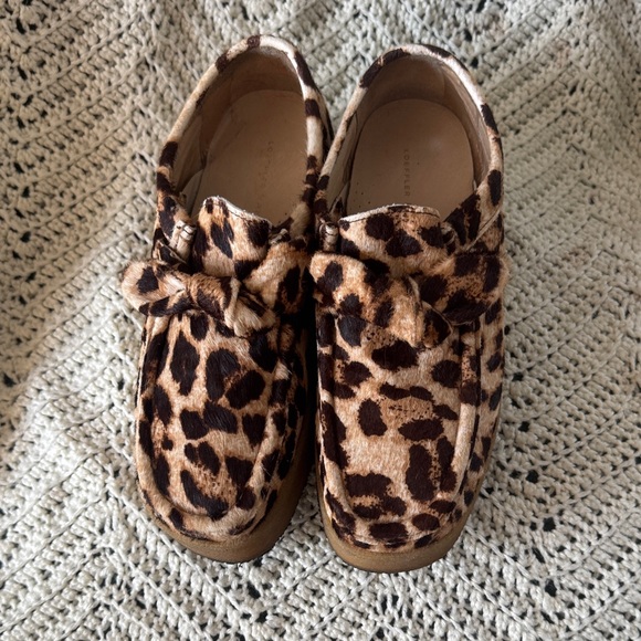 Loeffler Randall Tabitha Bracco knotted Chukka Animal Print Platform Shoes - Picture 7 of 16